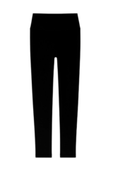 Toparlayıcı Yüksek Bel Uzun Siyah Tayt