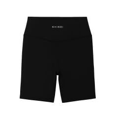 Toparlayıcı Yüksek Bel Siyah Şort