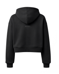 Rond Zip Hoodie - Siyah